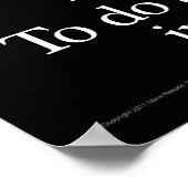 Het antwoord poster (Hoek)