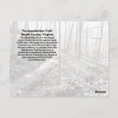 Het Appalachian Trail Briefkaart (Achterkant)
