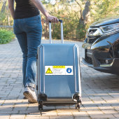 Het Apparatuur van het gevaar begint automatisch E Sticker (Koffer Insitu)