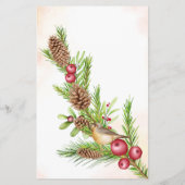 Het Apron Game Kerst Bruidsfeest Spelkaart Flyer (Achterkant)