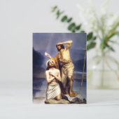 Het aptisme van Christus Briefkaart (Staand voorkant)