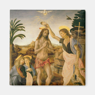 Het aptisme van Christus door John de Baptist Magneet