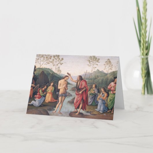 Het aptisme van Christus Kaart (Voorkant)
