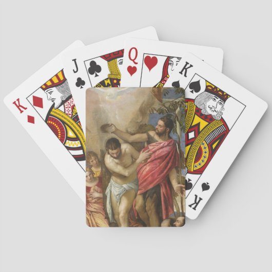 Het aptisme van Christus Speelkaarten (Achterkant)