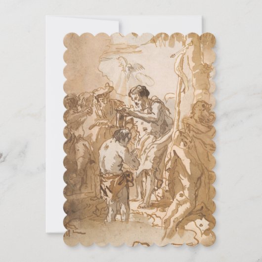 Het aptisme van Jezus Christus Kaart (Voorkant)