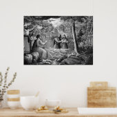Het aptisme van Jezus Christus poster/gedrukte tek Poster (Keuken)