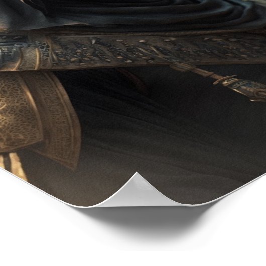 Het Arabisch Warrior-Poster Poster (Hoek)