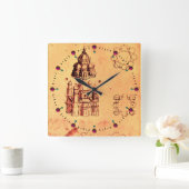 HET ARCHITECTURALE PROJECT VAN DE RENAISSANCE, VIERKANTE KLOK (Huis)