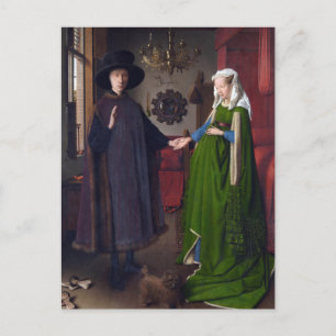 Het Arnolfini Portret van Jan van Eyck Briefkaart