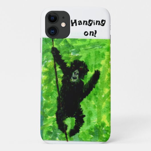 Het Art. van de Aap van de Gorilla van de pret Case-Mate iPhone Case (Achterkant)