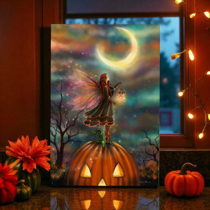 Het Art. van de Fantasie van de Fee van Halloween Kaart