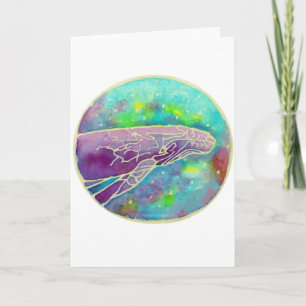 Het Art. van de Walvis van de Gebochelde van de Kaart