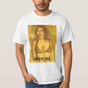 het art. van het bikinimeisje t-shirt