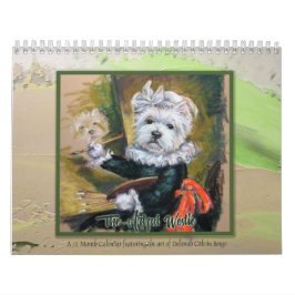 Het Artful Westie-kalender van Borgo Kalender