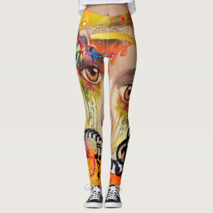 Het artistieke pallet leggings