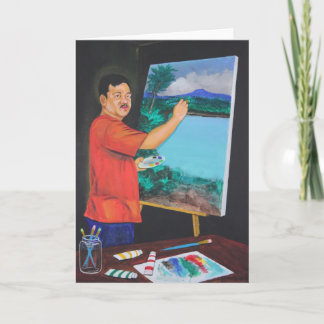 Het artistieke Wenskaart Kaart