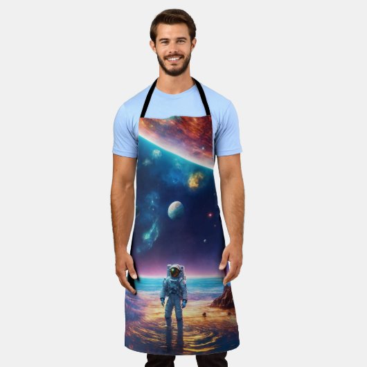 Het Astro Avonturen Schort (Gedragen)