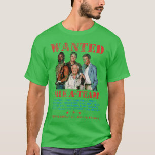 Het ATeam Wanted Poster T-shirt