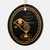 Het Atlantis Grail Holiday Ornament - LABEL Logo (Links)