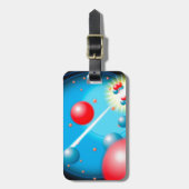 Het atoom splijten Wetenschap Fysica Bagagelabel (Voorkant verticaal)