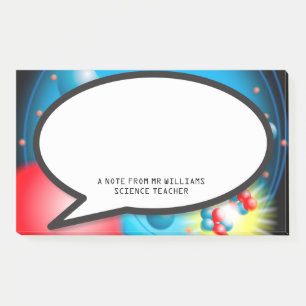 Het Atoom Splitsen Spreekwolk Wetenschap Post-it® Notes