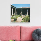 Het Atrium, Huis van de Vettii Canvas Afdruk (Insitu (Woonkamer))