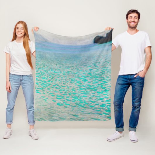 Het Attermeer, Gustav Klimt Fleece Deken (In situ)