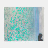 Het Attermeer, Gustav Klimt Fleece Deken (Voorkant (Horizontaal))