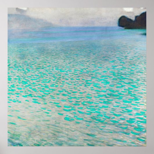 Het Attermeer, Gustav Klimt Poster (Voorkant)