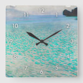 Het Attermeer, Gustav Klimt Vierkante Klok (Voorkant)