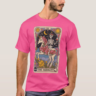 Het Audacity-skelet op Unicornarot-ontwerp cadeau T-shirt