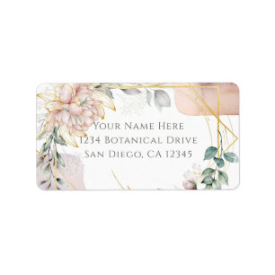 Het Aureate Frame Bloemrijke Huwelijksdecoratie Etiket