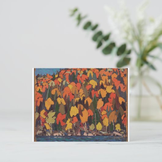 Het Autumn Foliage-Canadese landschap van Tom Thom Briefkaart (Staand voorkant)