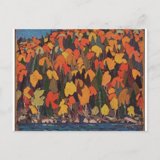 Het Autumn Foliage-Canadese landschap van Tom Thom Briefkaart (Voorkant)