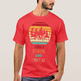 Het avondeten heet grappig t-shirt