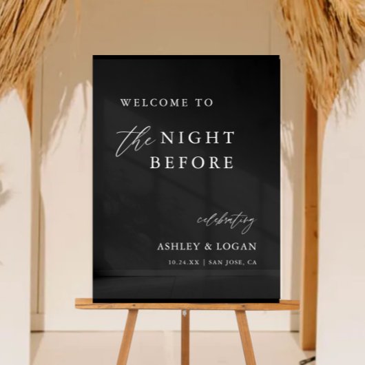 Het avondeten voor de repetitie van de bruiloft he acryl bord