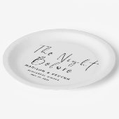 Het avondeten voor de repetitie van het huwelijk papieren bordje (Gekanteld)