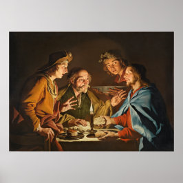 "Het avondmaal bij Emmaus" Poster
