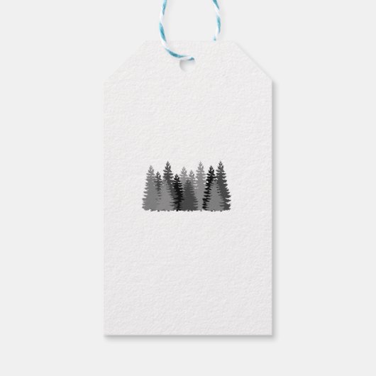 Het avontuur begint bij de huwelijksgunst cadeau L Cadeaulabel (Achterkant)