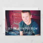 Het avontuur begint de Uitnodiging van de Partij v (Voorkant)