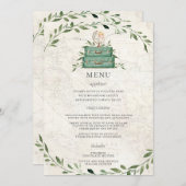 Het avontuur begint het Menu van de Schower van de (Voorkant / Achterkant)