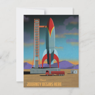 Het avontuur begint hier briefkaart