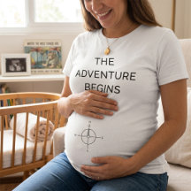 Het avontuur begint Schattige nieuwe baby-aankondi