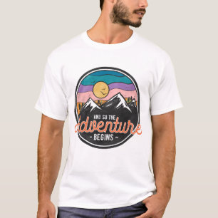 Het avontuur begint t-shirt