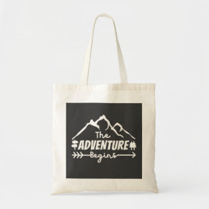 Het avontuur begint tote bag