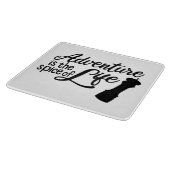 Het avontuur is de levensstijl snijplank (Hoek)