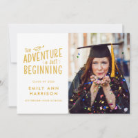 Het avontuur is het Afstuderen van de Foto van het