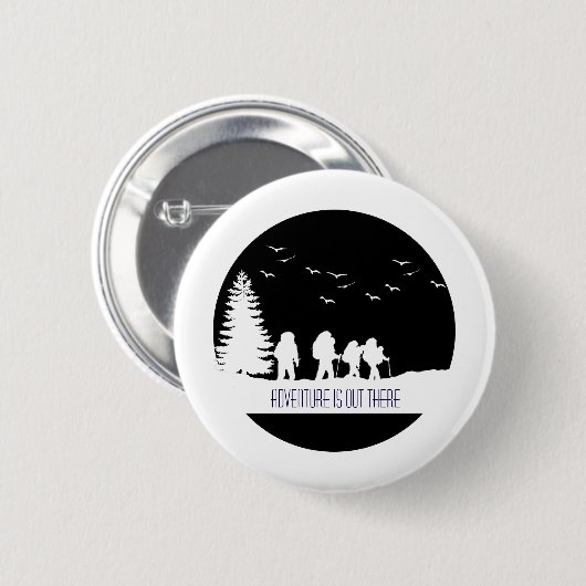 Het avontuur is uit daar Button (Voorkant /achterkant)