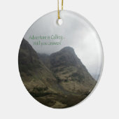 Het avontuur roept - Glencoe Keramisch Ornament (Links)