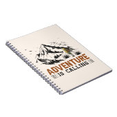 Het avontuur roept notitieboek (Rechterzijde)